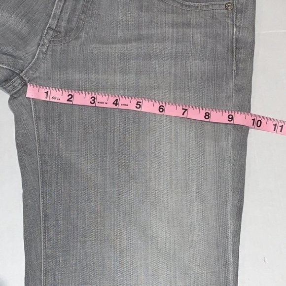 7 For All Mankind Women's Boot Cut Jeans - Light Gray - Picture 11 of 12
